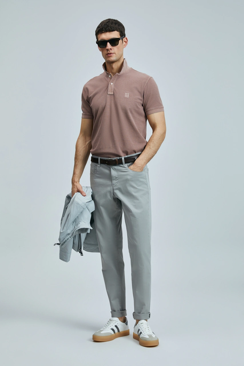 Lufian Helt Spor 5 Cep Erkek Pantolon Slim Fit Grey Grey 111190347100151 Grey