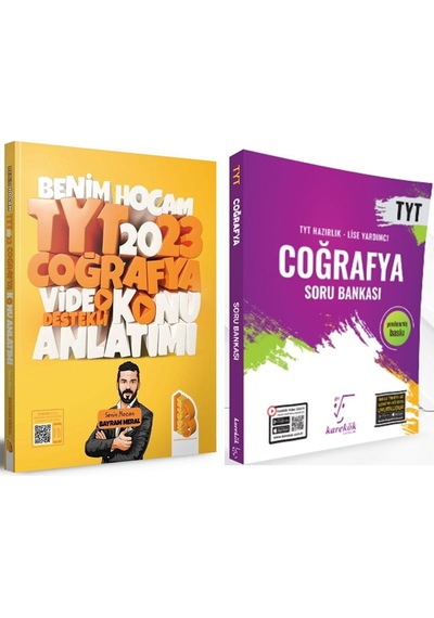 Benim Hocam 2023 Tyt Coğrafya Konu Ve Karekök Soru Bankası Seti 2 Kitap