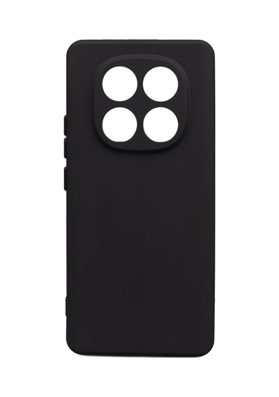 Zore Xiaomi Redmi Note 14 Pro 5g Uyumlu Kılıf Omsy Biye Silikon-siyah