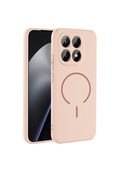 Lexroo Xiaomi 15t Mag Safe Şarj Özellikli Meta Kılıf - Kahverengi