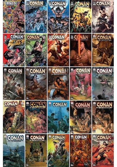 Conan The Barbarian 1-25.Cilt Barbar Conan 25 Cilt Çizgi Roman Set