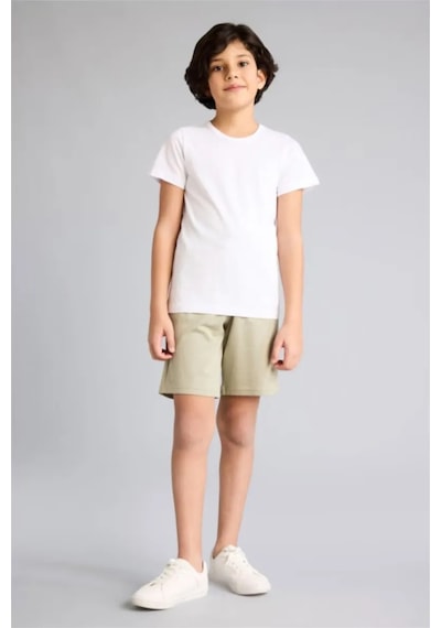 Defacto Regular Fıt Sweatshırt Kumaşı Şort Erkek Çocuk B5867a826smgn497 Yeşil-gn497 Defacto Regular Fıt Sweatshırt Kumaşı Şort Erkek Çocuk B5867a826smgn497 Yeşil-gn497