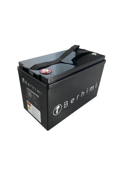 Berhimi 12v 100 Amper 4000 Dod Bt Marin/karavan Ip67 Lifepo4 Lityum Akü