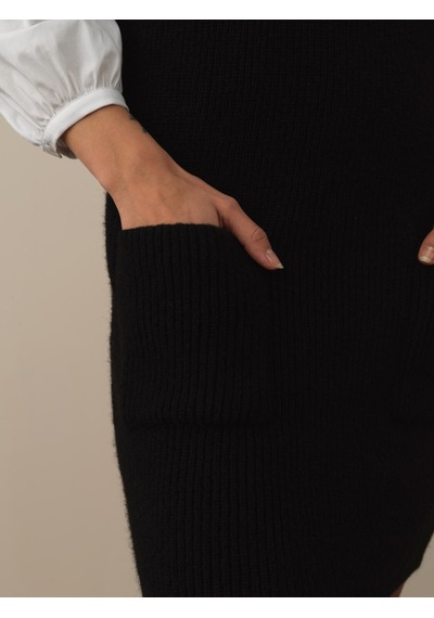 Xint Siyah Oversize Elbise 850924