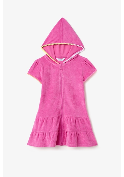 Penti Pembe Kız Çocuk Sweat Pastel Fermuarlı Havlu Kaftan