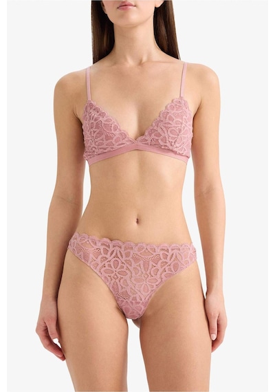 Defacto Simli Dantel Brazilian Külot G2382ax25wnbr86 Pembe-br86