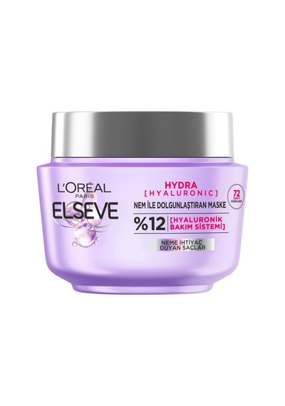 L'oréal Paris Elseve Hydra Hyaluronic 72 Saat Nem İle Dolgunlaştıran Maske 300ml