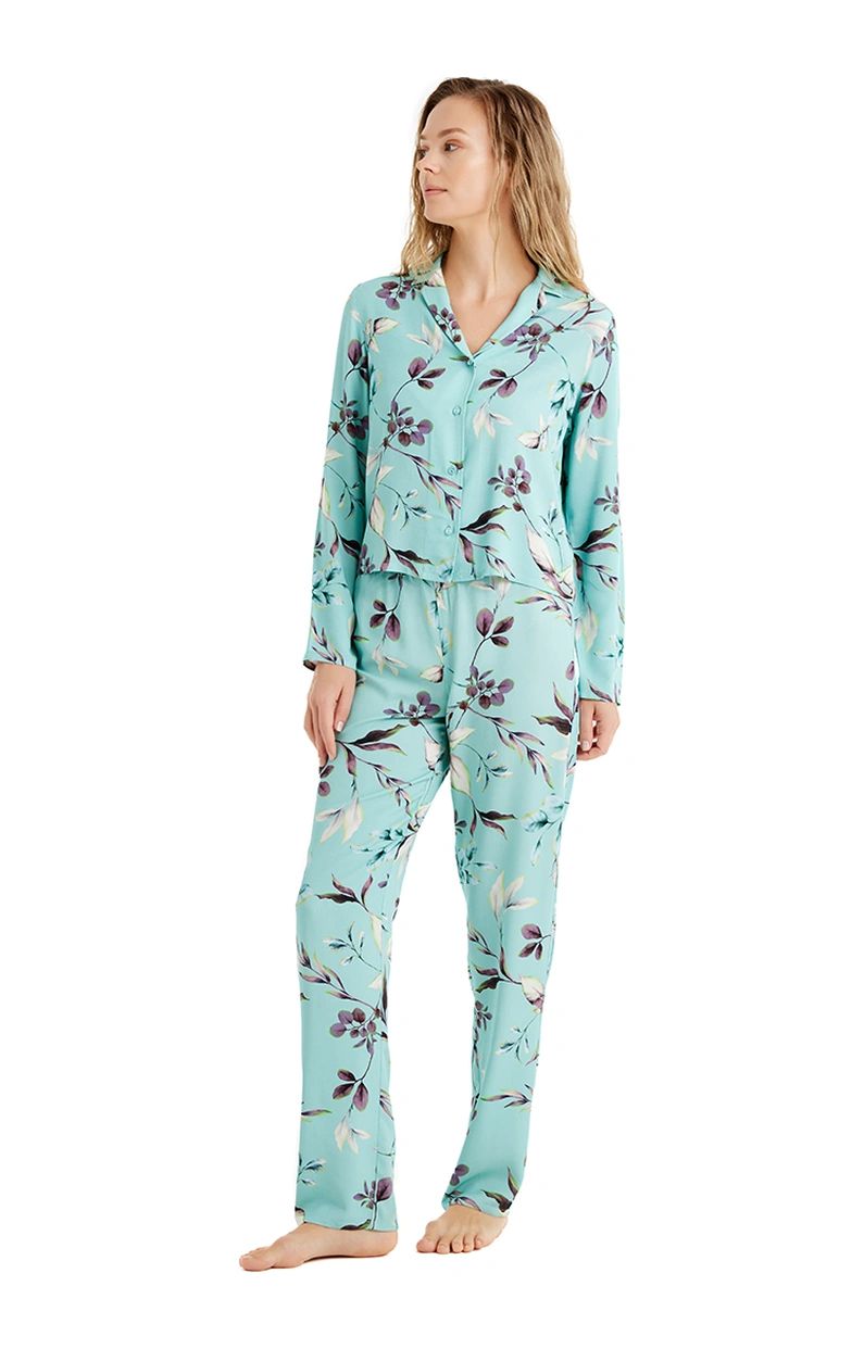 Blackspade Kadın Pijama Takımı 51662 - Desenli