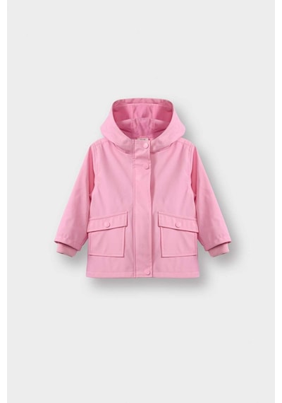 Defacto Su Geçirmez Kapüşonlu Mont Kız Bebek F8350a526sppn164 Pembe-pn164