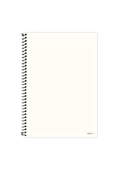 2015075/2 Eco Kraft Sert Kapaklı, Spiralli, Sarı Kağıtlı, 200 Sayfa, Kırmızı 103 Ivory
