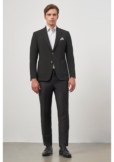 İmza Siyah Kendinden Desenli Gofreli Mono Yaka Kelebek Astar Çift Yırtmaç 2 Düğme 6 Drop Slim Fit Classic Ceket 1002245158 Siyah İmza Siyah Kendinden Desenli Gofreli Mono Yaka Kelebek Astar Çift Yırtmaç 2 Düğme 6 Drop Slim Fit Classic Ceket 1002245158 Siyah