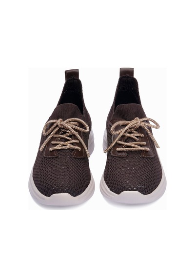 Kadın Triko Sneaker Sim Detaylı Hafif Konfor Taban Taş Bağcıklı Günlük Spor Ayakkabı Melia Kahverengi Kahverengi Kadın Triko Sneaker Sim Detaylı Hafif Konfor Taban Taş Bağcıklı Günlük Spor Ayakkabı Melia Kahverengi Kahverengi
