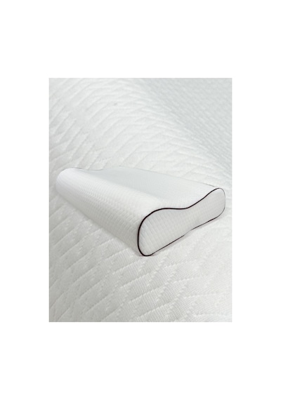 Visco Çift Boyun Destekli Double Comfort Yastık 38 54 12 13 Cm 2 Adet Beyaz