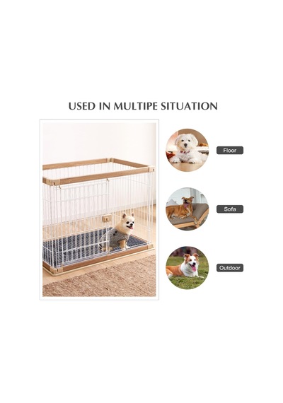Ortopedik Köpek Yatağı, Yıkanabilir Köpek Yastığı, Kabarık Köpek Matı, Ters Çevrilebilir, Yumuşak Ve Sıcak