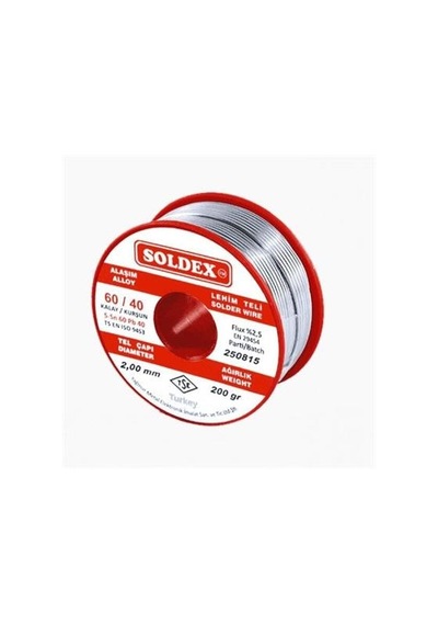 60-40 Lehim Teli 200 Gr 2.00 Mm