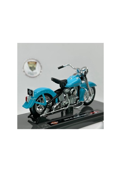 Harley Davidson Flh Duo Glide Maket Motor - 1:18 Maisto