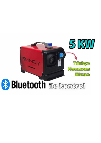 Mincy 5kw Evolation Çanta Tip Webasto 12/24/220v Bluetooth Türkçe Ekran