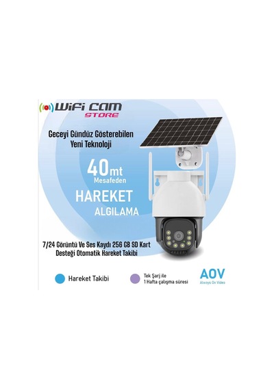 X12 Geceyi Gündüz Gibi Gösterebilen 4g Solar Kamera-133975