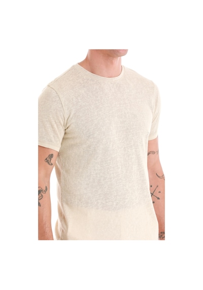 Hatemoğlu Vizon Regular Fit Düz Bisiklet Yaka Pamuklu Tişört 35102024c010 Vz Vizon