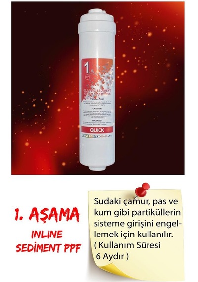 Su Arıtma Filtre Seti Inline Set Lg Kuno Membran En İyi  Set