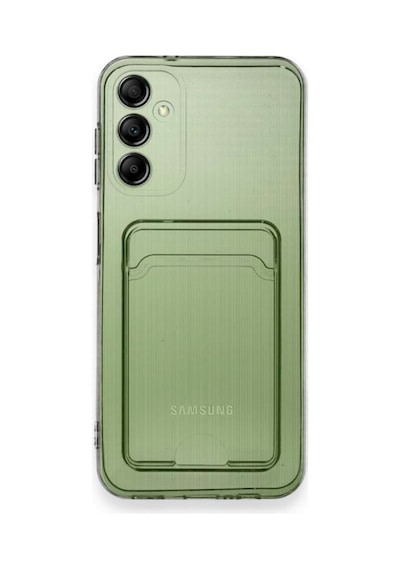 Samsung Galaxy Uyumlu - M15 Kılıf Kart Şeffaf Silikon - Şeffaf Çok Renkli