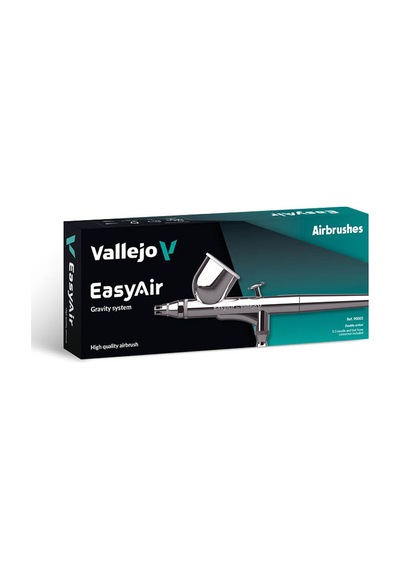 Vallejo 90003 Easyair Tek Hamleli Single Action 0.3 MM Memeli 9 ML Hazneli Boya Tabancası