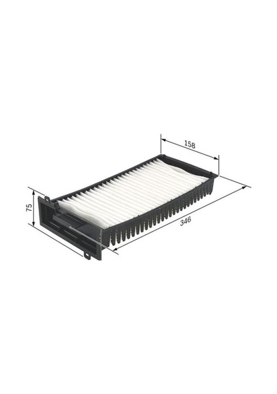 BOSCH 1987432198 Polen Filtresi C5 01- Karbonlu
