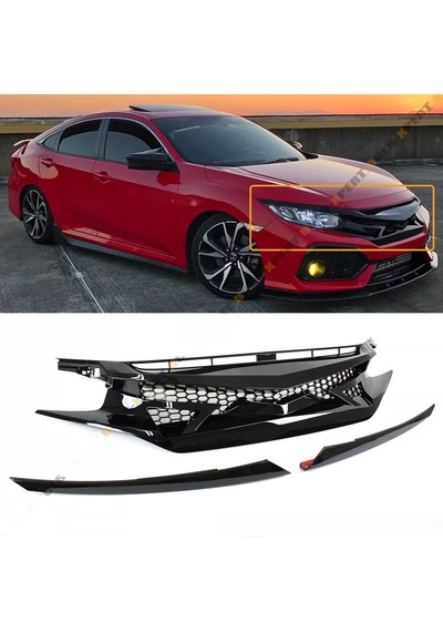 Honda Civic Fc5 2017-2018 Sedan Batman Ön Panjur