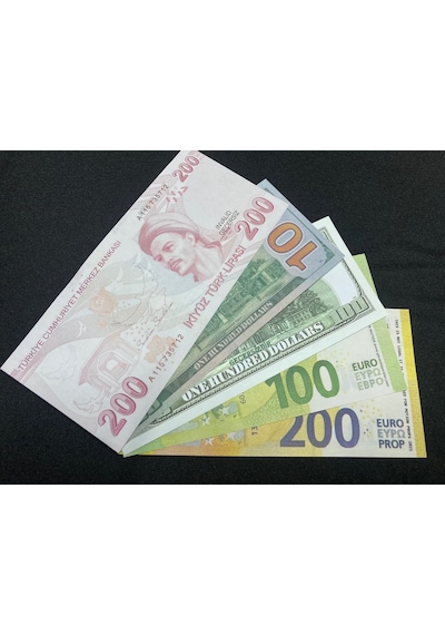 500 Adet Karışık Geçersiz Düğün Para Euro Dolat Tl Dizi Film Ti
