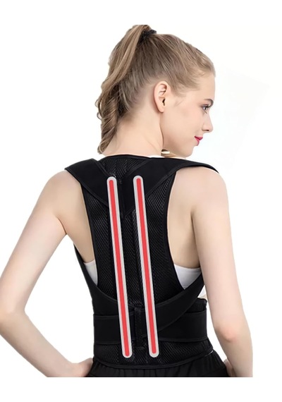 Ayarlanabilir Sırt Ve Bel Duruş Düzeltici Korse Unisex Postür Korsesi Dik Duruş Korsesi Standart