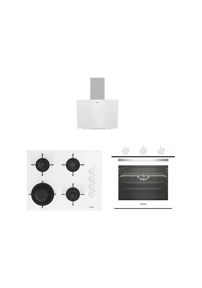 Altus Ala 321 W + 189 DW + 570 W Davlumbaz Beyaz Ankastre Set