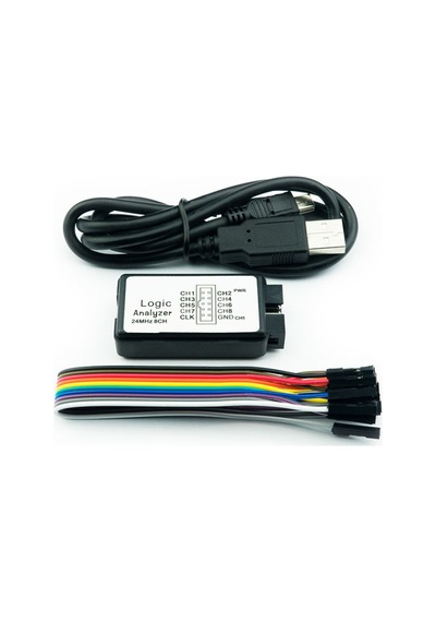 Usb 24mhz 8 Kanal Mantık Analizörü Logic Analyzer Uart Spı I2c Can Pwm