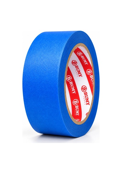 Bumy Mavi Maskeleme Bandı 48 Mm X 30 Metre Marin Boya Bantı Isıya Dayanıklı Bant Kağıt Bantları