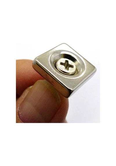 50X20X3Mm 10X5Mm 2 Havşalı Güçlü Neodyum Mıknatıs 10 Adet