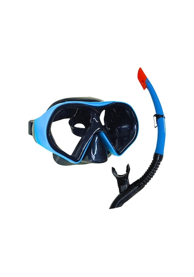 Star Diving Dalış Maskesi Ve Snorkel Yetişkin - 51713-mavi Lisinya Çok Renkli