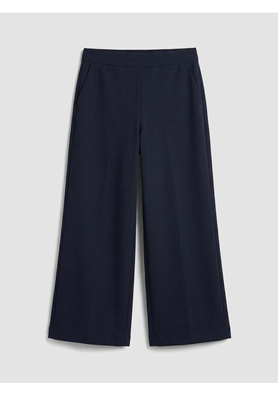 Lcw Modest Lacivert Beli Lastikli Geniş Paça Kadın Pantolon
