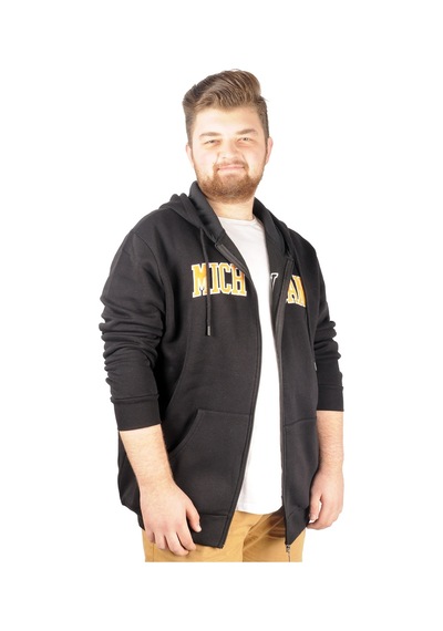 Mode Xl Erkek Sweat Kapşonlu Michigan 21519 Siyah 001