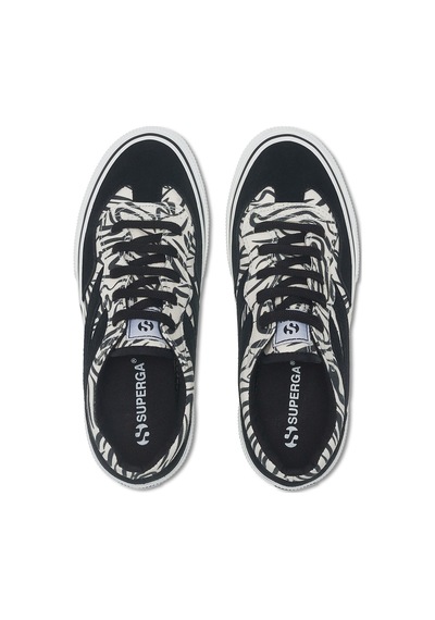 Superga 2941 Revolley Zebra Prınt Renkli Renkli Çok Renkli