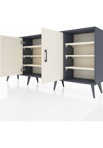 Arges Konsol 9 Raflı 2 Kapaklı 176x30x83 Antrasit-aytaşı/aytaşı Aytaşı/aytaşı Arges Konsol 9 Raflı 2 Kapaklı 176x30x83 Antrasit-aytaşı/aytaşı Aytaşı/aytaşı