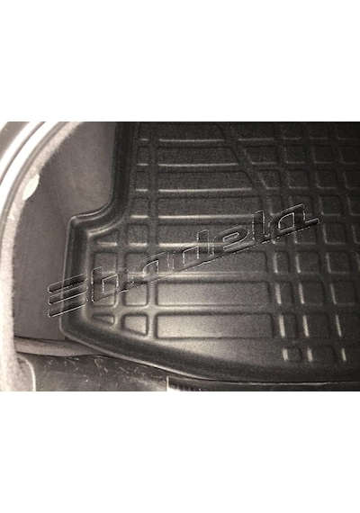Vw Bora 1999-2005 Uyumlu Bagaj Paspası Havuzlu Kokusuz Kaucuk 3D