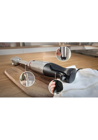 Bosch MSM6M910 Serie 6 ErgoMaster 1600 W Paslanmaz Çelik El Blenderı
