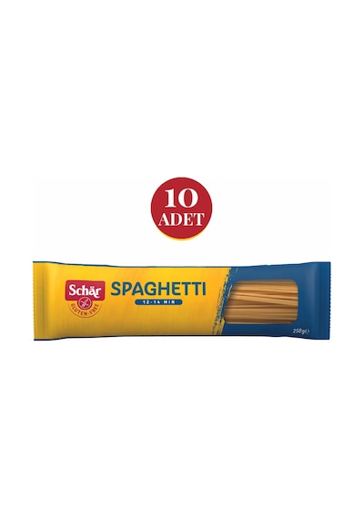 Schar Spagetti Glutensiz Makarna 10 x 250 G