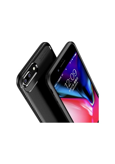 Apple Uyumlu iPhone 7 Plus Kilif Karbon Silikon Case 389459872