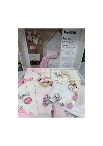 Özdilek Baby Rabbit Bebe Seti Pembe