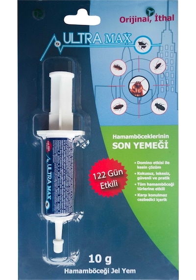 Entokim Ultramax Hamamböceği Jeli 122 Gün Etkili 10 G