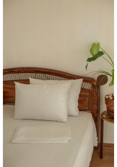 Adarya Home Kapitoneli Fermuarlı Yastık Koruyucu Alez 6 Adet 50 x 70