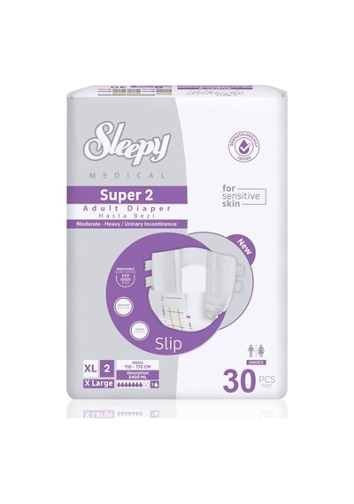 Sleepy Süper2 Belbantlı Hasta Bezi Xl Beden 30 Adet