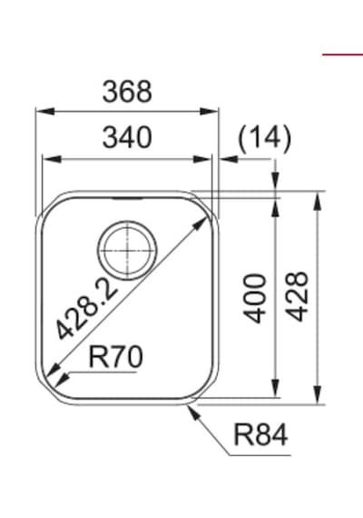 Franke Srx 110-34 Çelik Tezgah Altı Eviye
