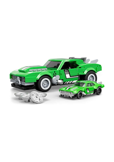 Hot Wheels Speed Serisi Custom 68 Camaro Araba 289 Parça Jft16 Yeşil