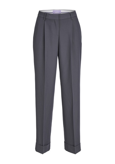 Jack & Jones Kadın Pile Detayli Kumas Pantolon - Mary - 12236944 Asphalt Füme